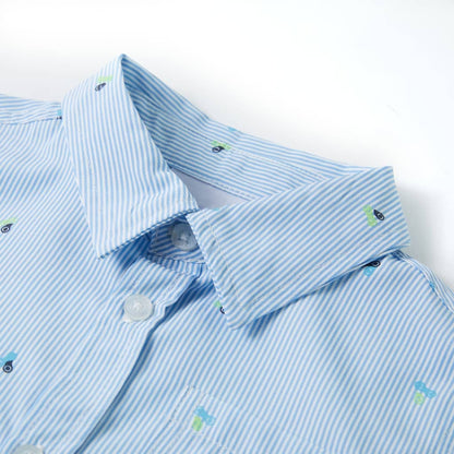 Chemise enfant bleu clair 92