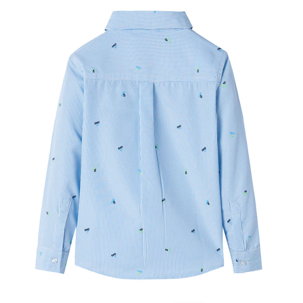 Kinderhemd Hellblau 104