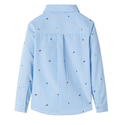 Kinderhemd Hellblau 104