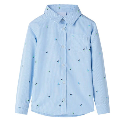 Chemise enfant bleu clair 116