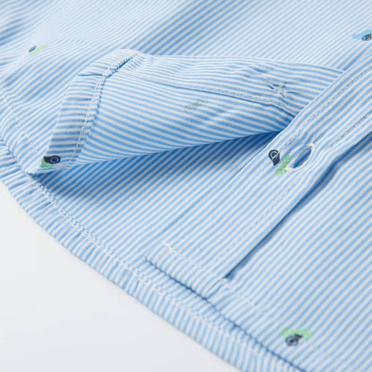 Chemise enfant bleu clair 116