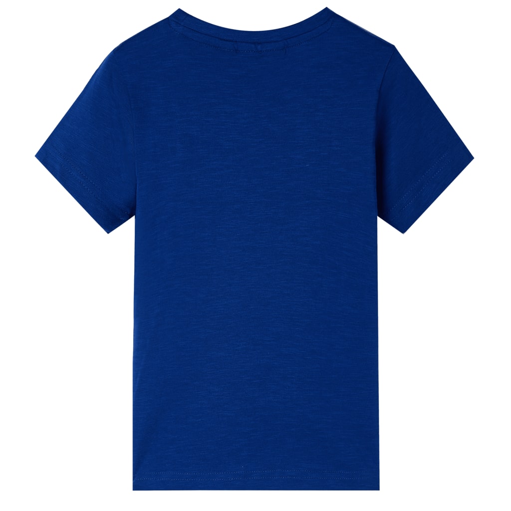 Kinder-Kurzarmshirt Dunkelblau 116