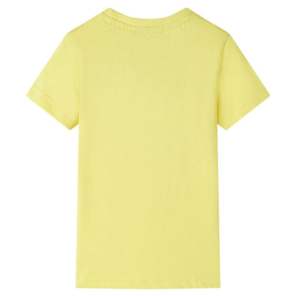 Kinder-T-Shirt Gelb 128