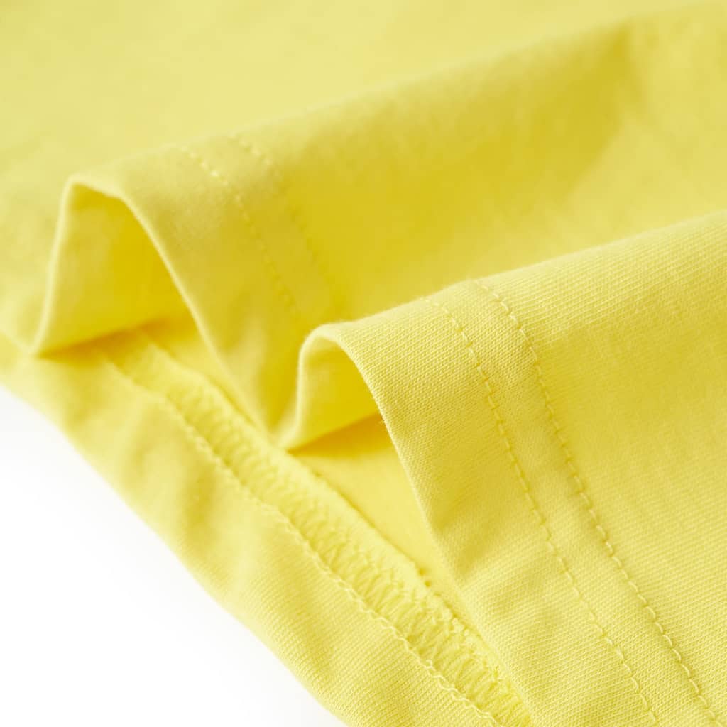 Kinder-T-Shirt Gelb 128