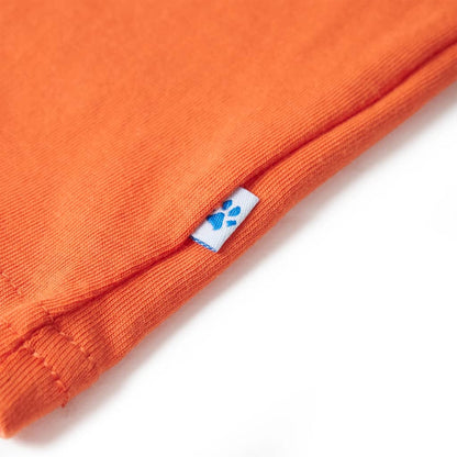 Kinder-T-Shirt Hellorange 140