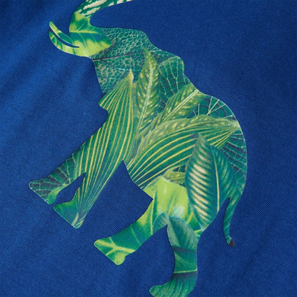 Kinder-T-Shirt Dunkelblau 140