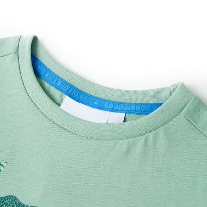 T-shirt enfant kaki clair 140