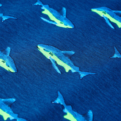 T-shirt enfant bleu foncé 92