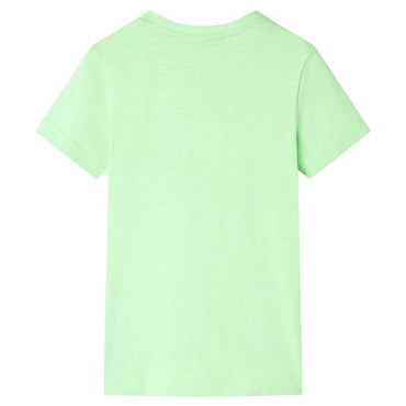 Kinder-T-Shirt Neongrün 128