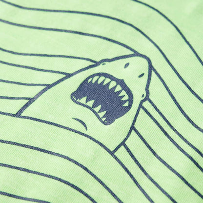 Kinder-T-Shirt Neongrün 128