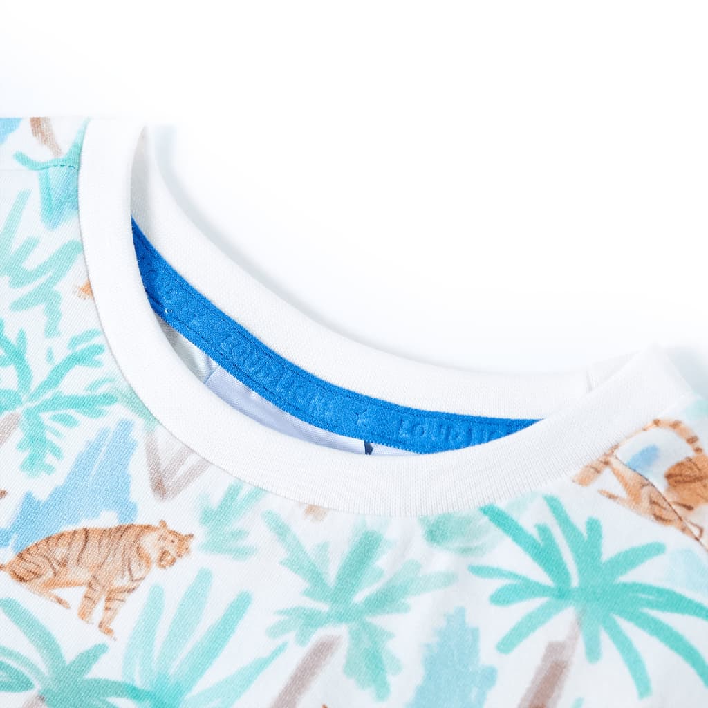 Kinder-T-Shirt Ecru 140