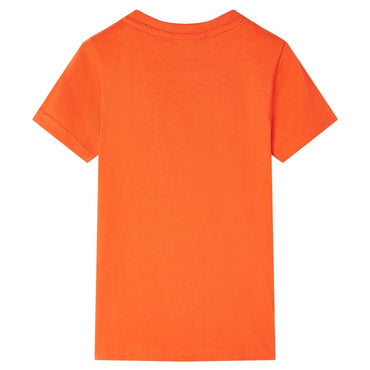 Kinder-T-Shirt Dunkelorange 116