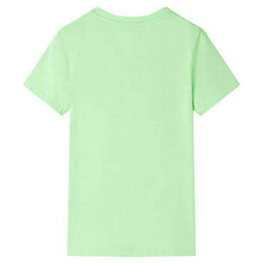 Kinder T-Shirt Neongrün 128