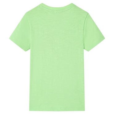 Kinder-T-Shirt Neongrün 116