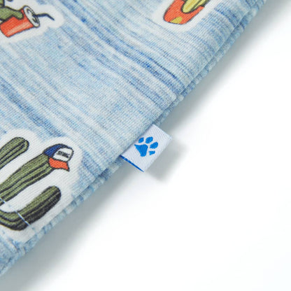 Kinder-T-Shirt Blaumischung 128