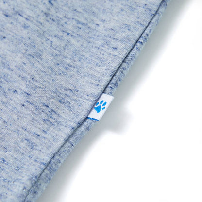 Débardeur enfant bleu chiné 116