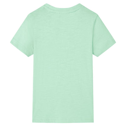 Kinder-T-Shirt Hellgrün 140