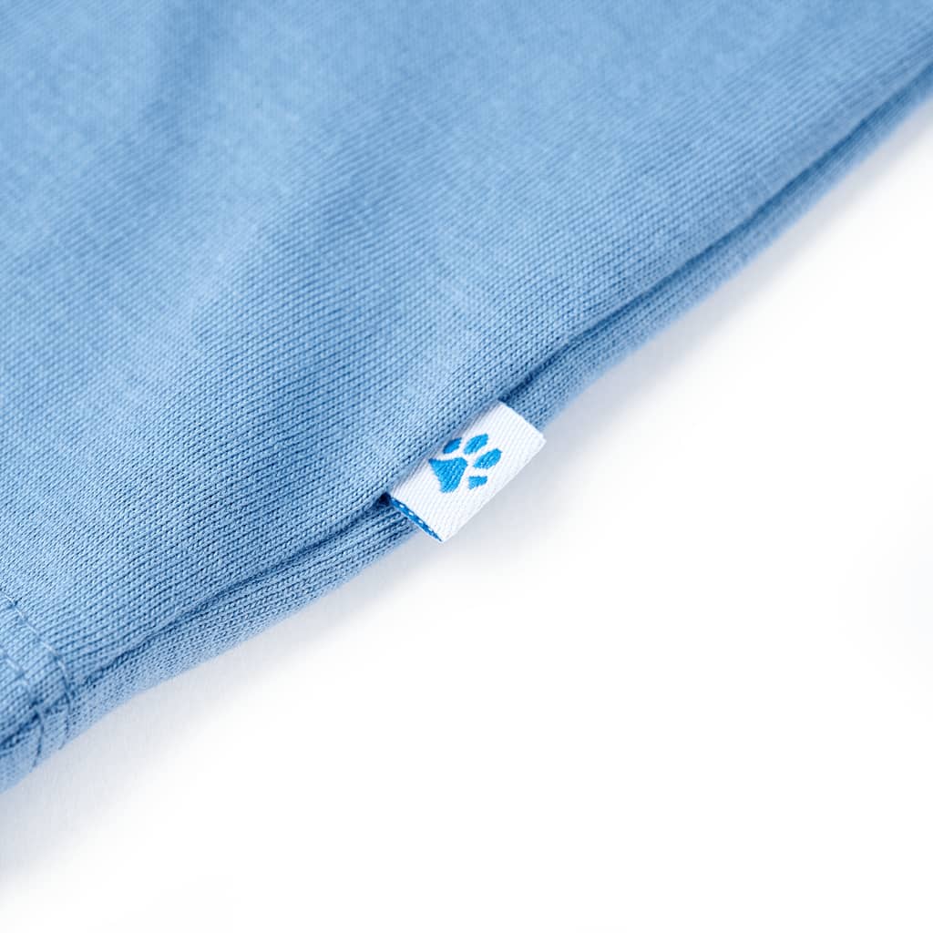 Kinder-T-Shirt Mittelblau 140