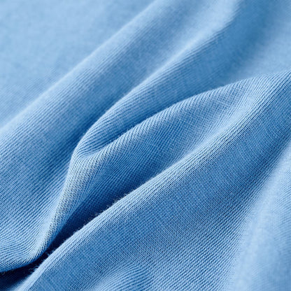 Kinder-T-Shirt Mittelblau 140