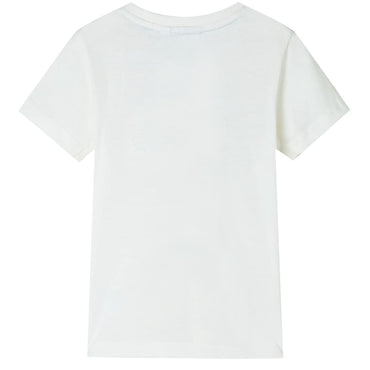 Kinder-T-Shirt Ecru 104