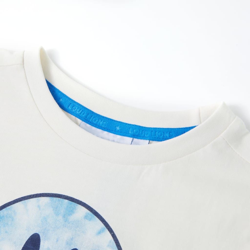 Kinder-T-Shirt Ecru 128