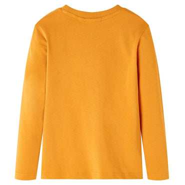 Kinder-Langarmshirt Ocker 104