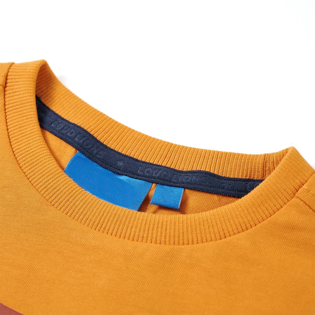 Kinder-Langarmshirt Ocker 104