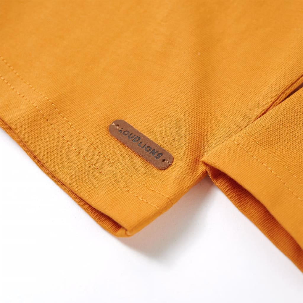 Kinder-Langarmshirt Ocker 104
