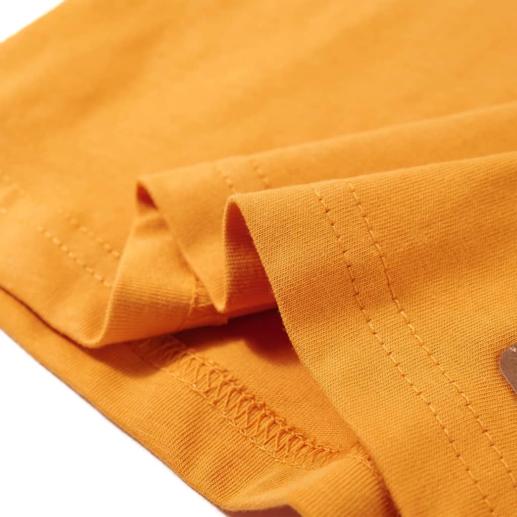 Kinder-Langarmshirt Ocker 104