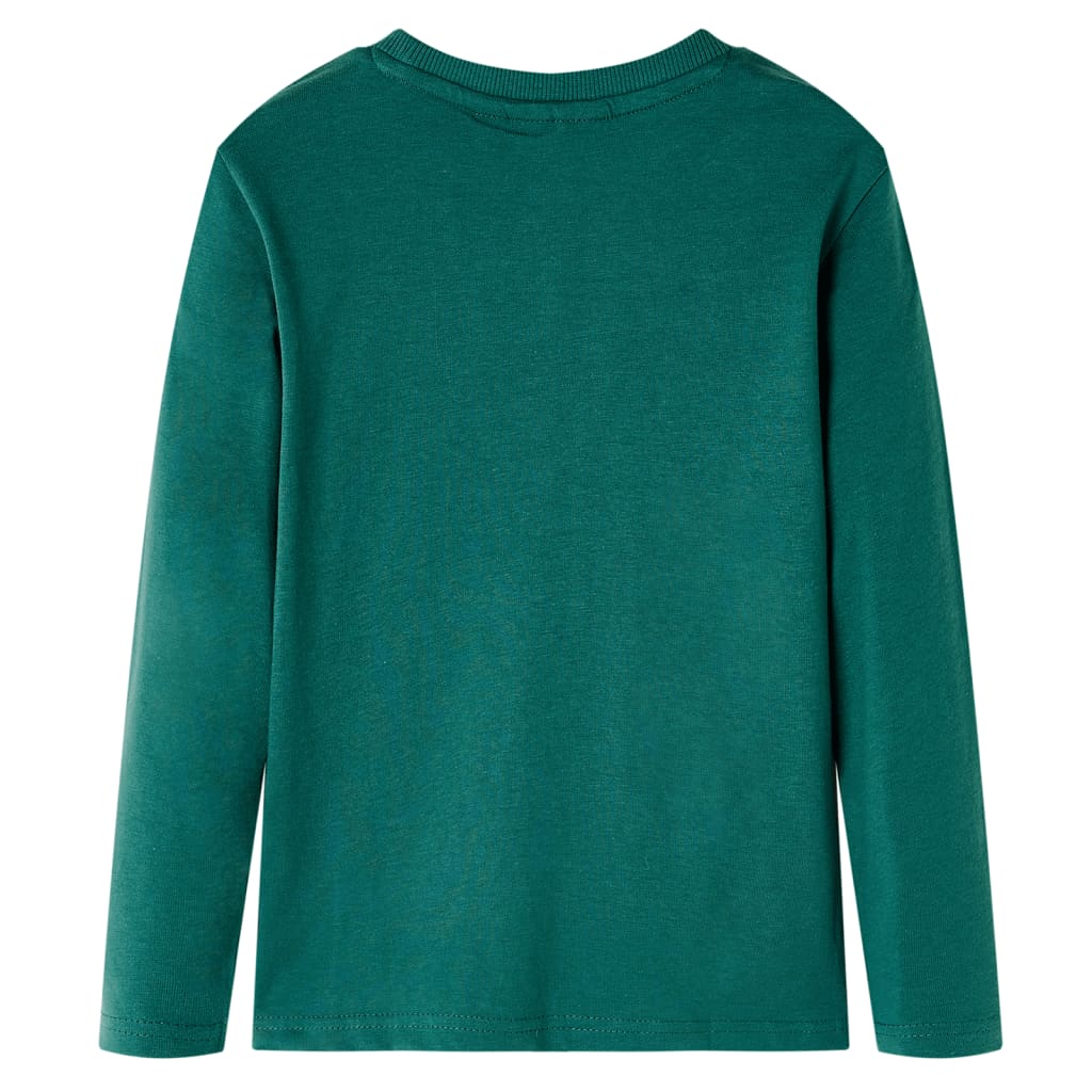 Kinder-Langarmshirt Grün 116