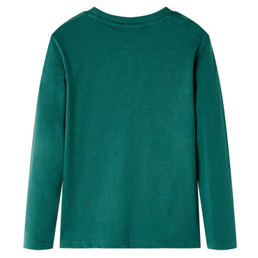Kinder-Langarmshirt Grün 116