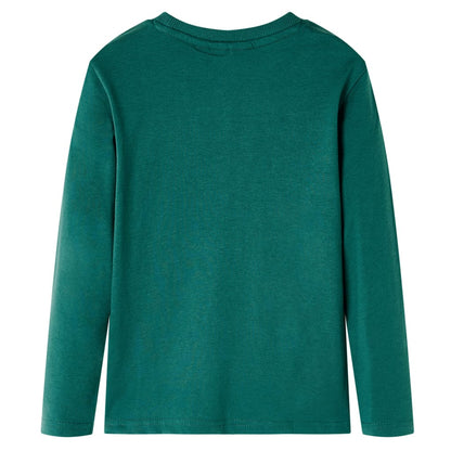 Kinder-Langarmshirt Grün 116