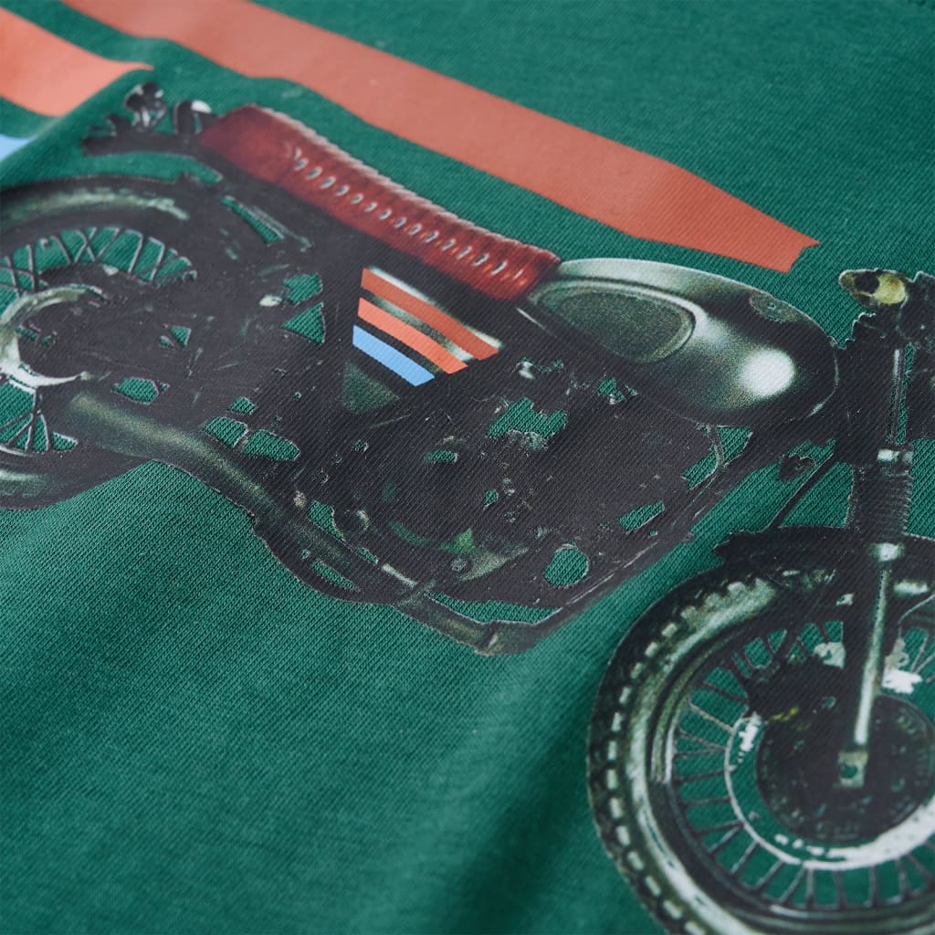 Kinder-Langarmshirt Grün 116