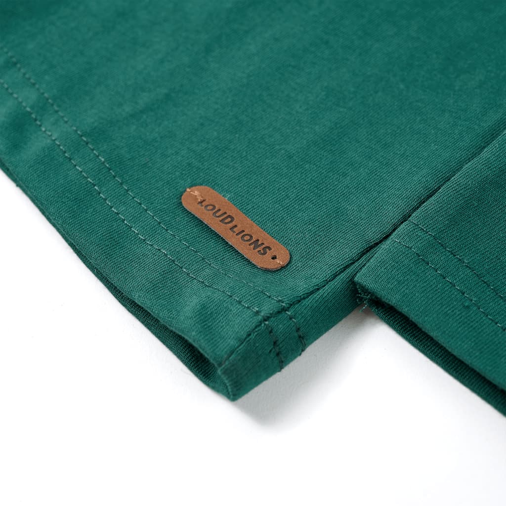 Kinder-Langarmshirt Grün 116