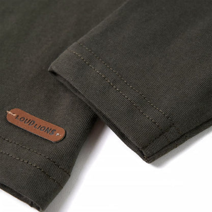 Kinder-Langarmshirt Khaki 104