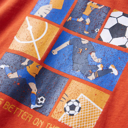 Kinder-Langarmshirt Orange 92