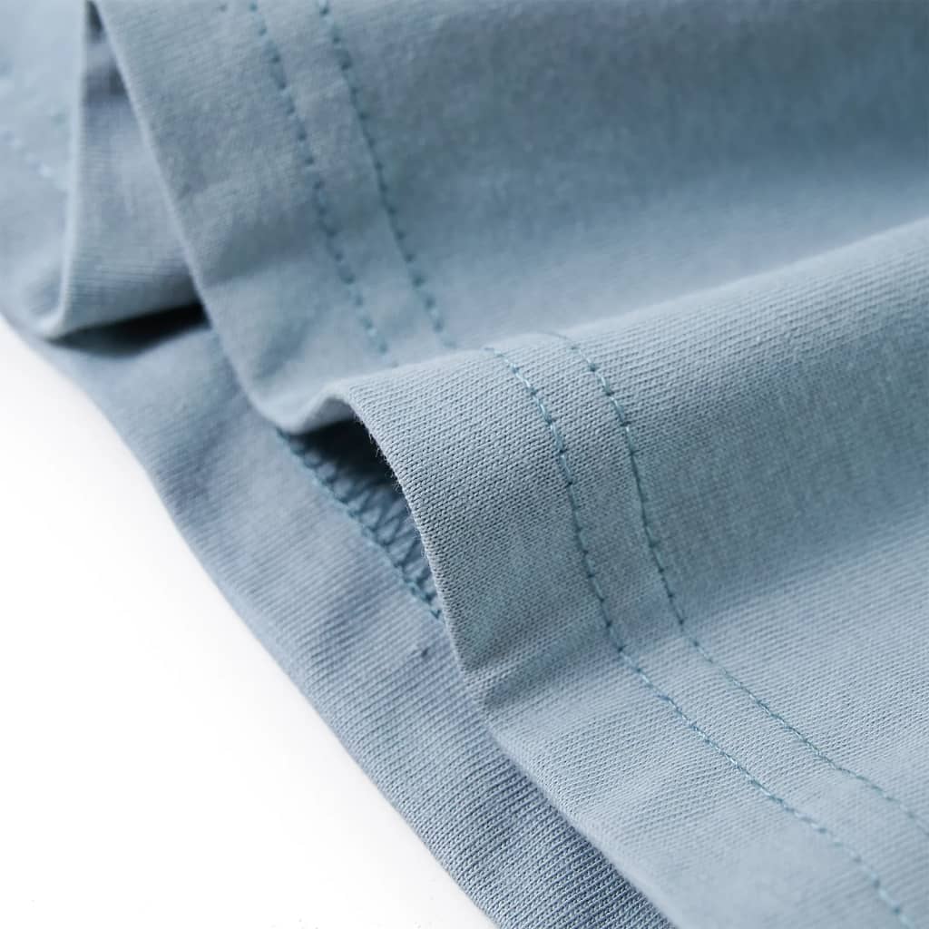 Kinder-Langarmshirt Hellblau 104