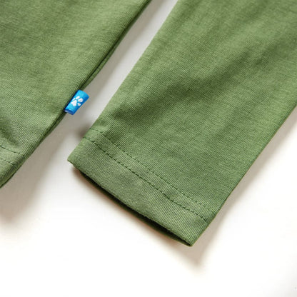 Kinder-Langarmshirt Helles Khaki 104