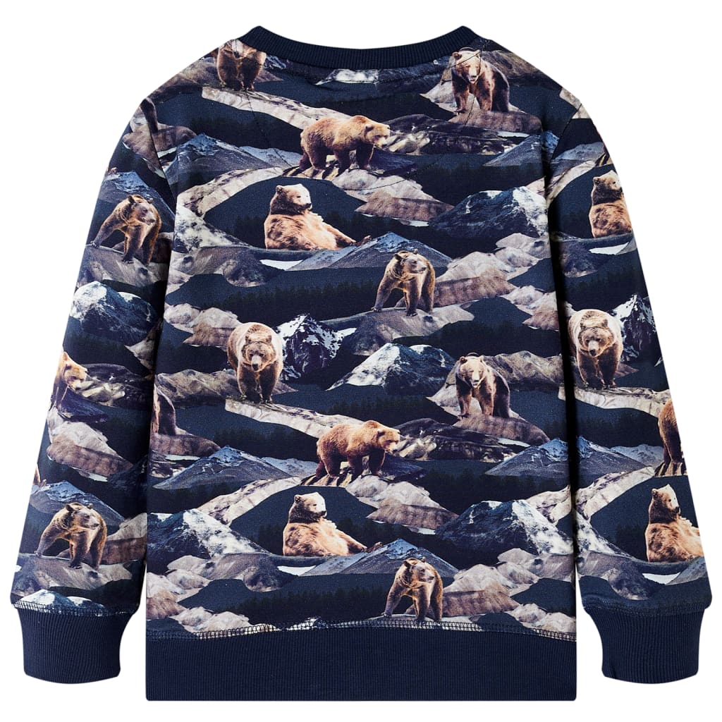 Sweatshirt enfant bleu marine 116