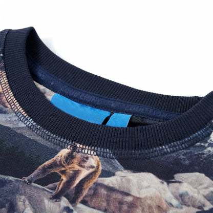 Sweatshirt enfant bleu marine 116