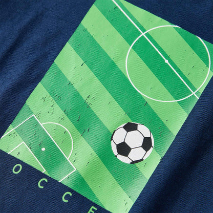 T-shirt manches longues enfant bleu marine 104
