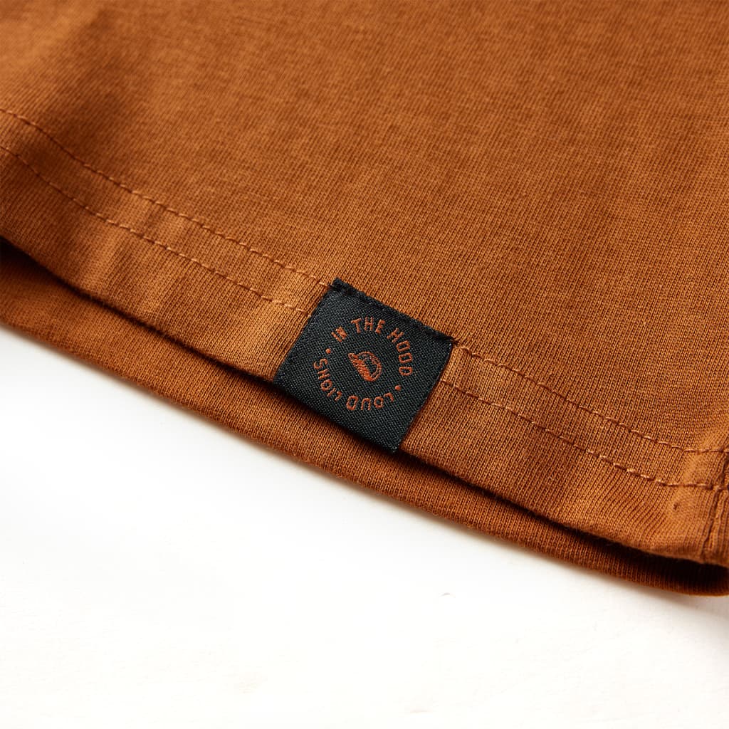 Kinder-Langarmshirt Cognac 104