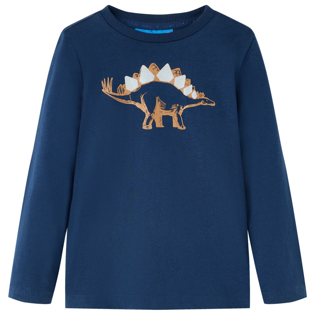 T-shirt manches longues enfant bleu marine 104