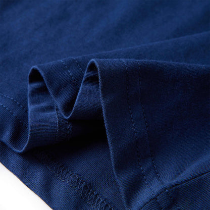 T-shirt manches longues enfant bleu marine 104
