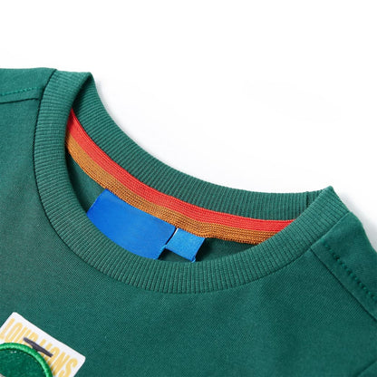 Kinder-Langarmshirt Grün 116