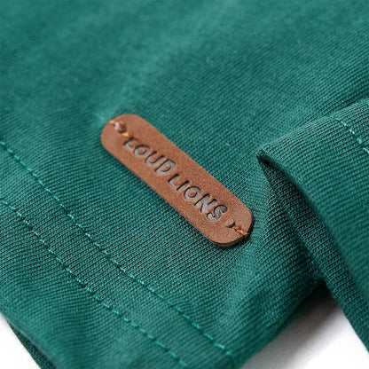 Kinder-Langarmshirt Grün 116