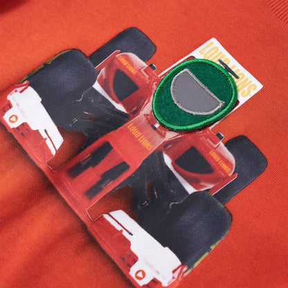 Kinder-Langarmshirt Orange 140