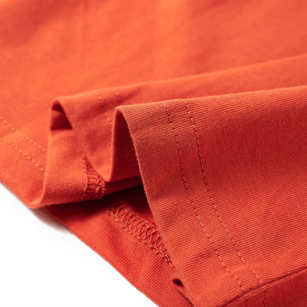 Kinder-Langarmshirt Orange 140