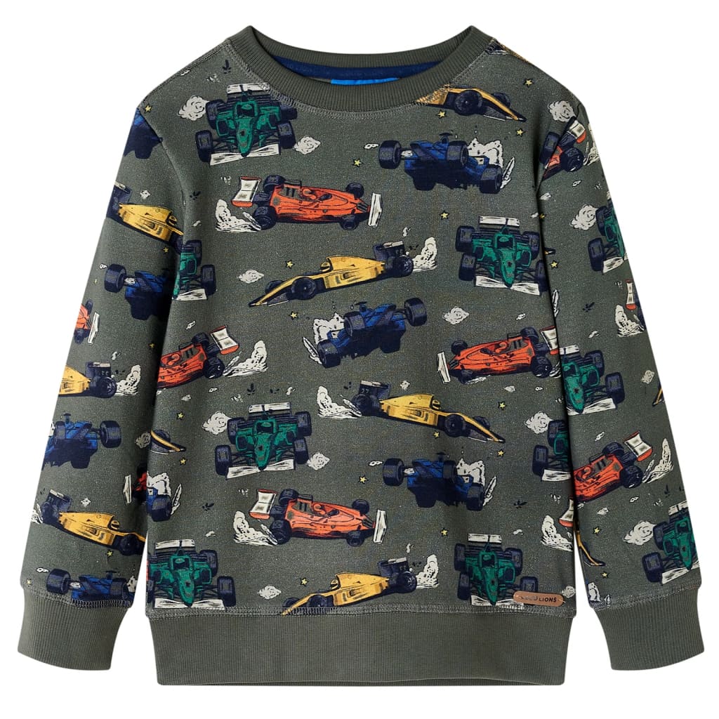 Sweat-shirt enfant kaki 140