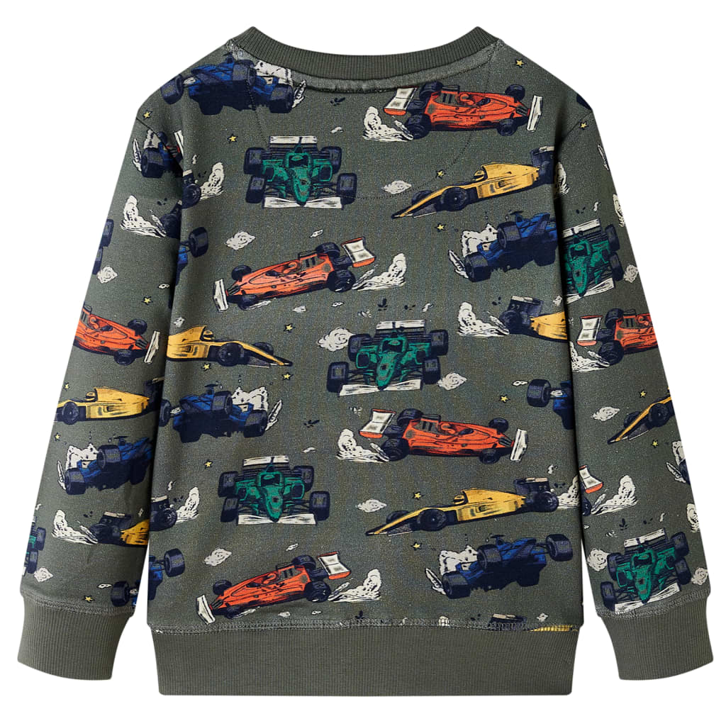 Sweat-shirt enfant kaki 140